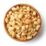 Amendoim sem pele torrado salgado à granel