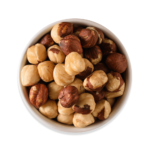 Avelã torrada salgada à granel