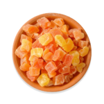 Mamão com limão desidratado à granel